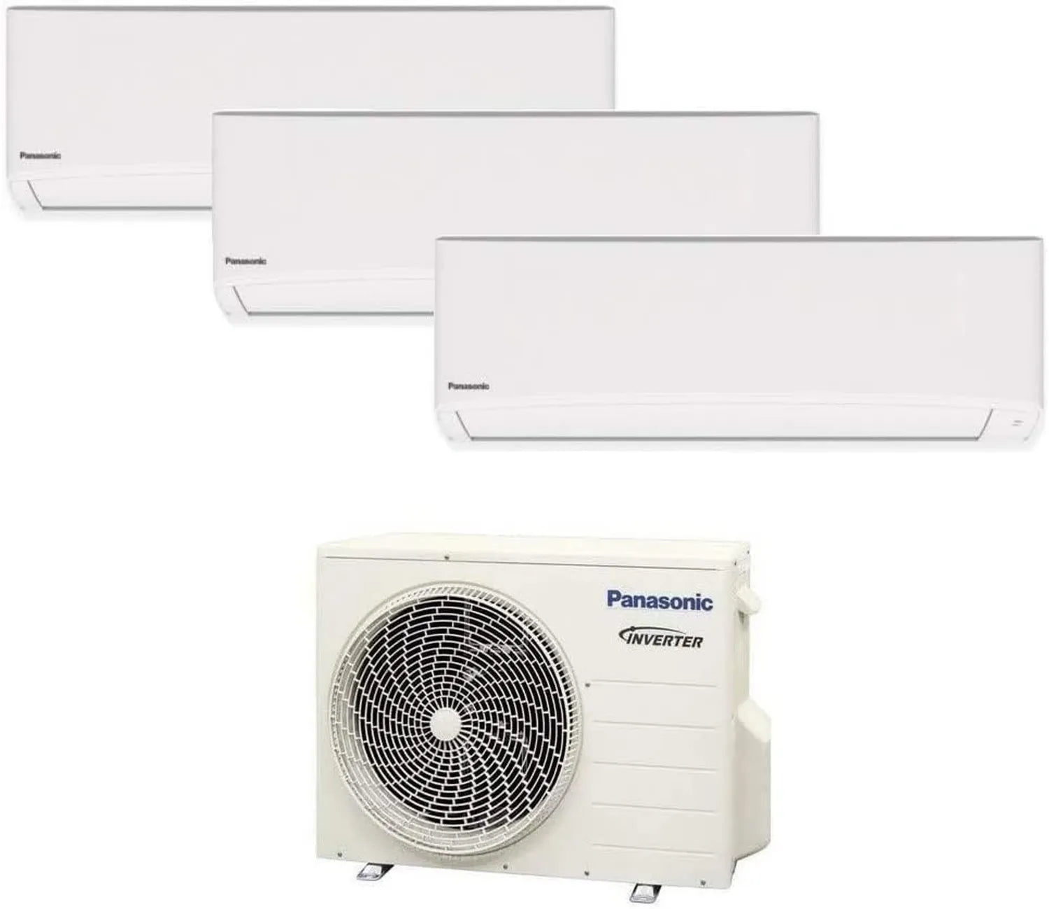 PANASONIC Multi-Split Klimaanlage R32 mit WLAN, 3x 7000 BTU