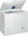 Whirlpool Gefriertruhe 315L mit Supergefrierfunktion, Innenbeleuchtung und Türbalance, Energieklasse E, Weiß