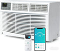 Energiesparende Fenster-Klimaanlage 8000 BTU mit Fernbedienung, App und Timer, kühlt 350 ft², ideal für Schlafzimmer