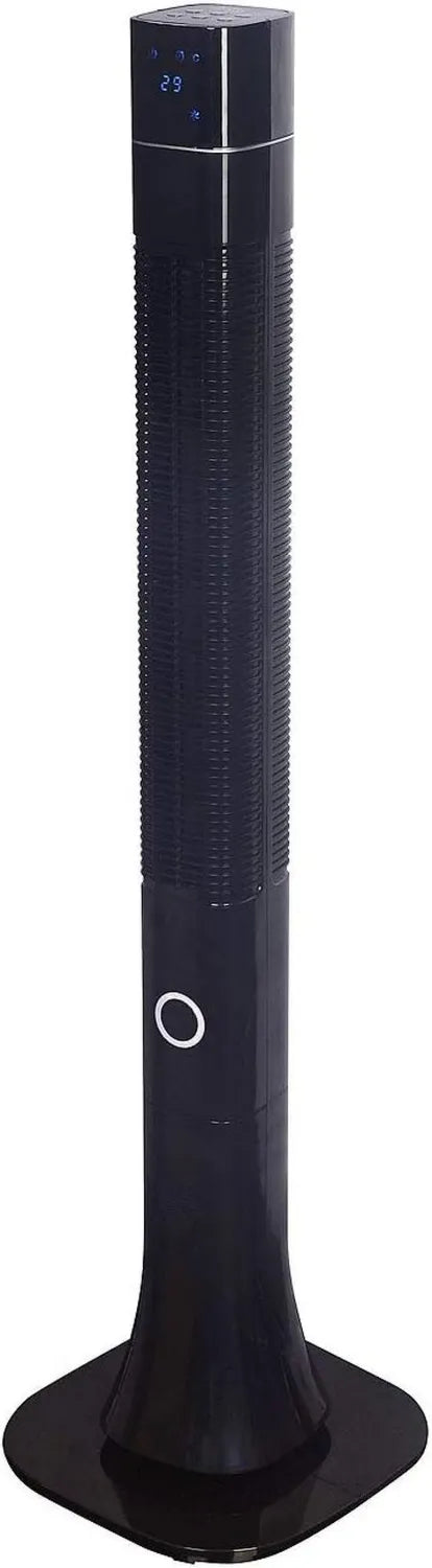 Design-Turmventilator mit Ionisator und Fernbedienung, 3 Geschwindigkeiten, 75° Oszillation, 60 W, leiser Luftreiniger