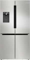 Bosch Serie 6 Smarter French Door Kühlschrank, 183x90,5 cm, 375L Kühlteil, 199L Gefrierteil, noFrost, Eis- und Wasserspender, VitaFresh XXL, Anti-Fingerprint