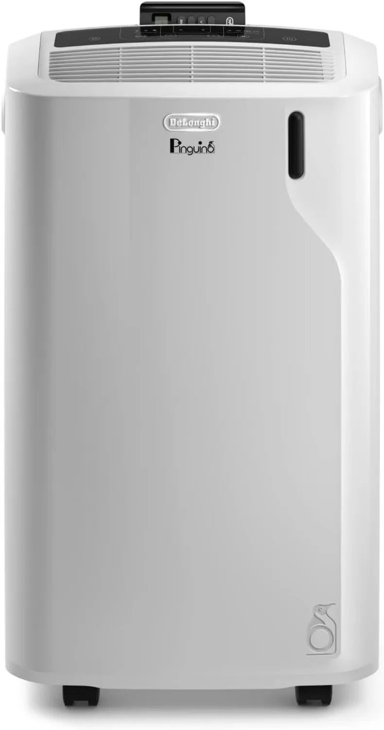 De'Longhi Pinguino mobiles Klimagerät 3-in-1, inkl. Entfeuchter & Ventilator, 27 m², 9400 BTU, leise, Fernbedienung, 24h-Timer, Energieklasse A