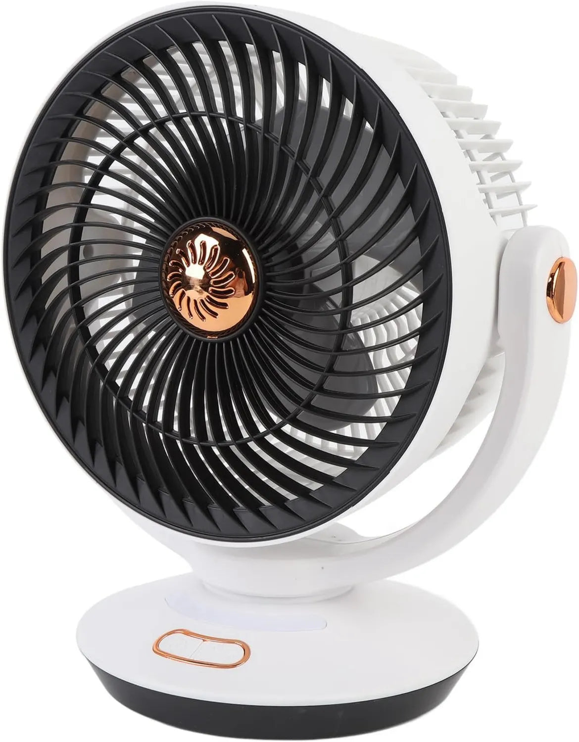 Keenso USB Ventilator mit 4 Geschwindigkeiten, leise Lüfter für Zuhause und Büro, wandmontierbar, ideal für Schlafzimmer und Camping