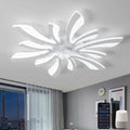 Leiser Deckenventilator mit Licht und WLAN, kompatibel mit Alexa und Google Home, ideal für Schlafzimmer und Küche, Steuerung per Sprachbefehl, Fernbedienung und App